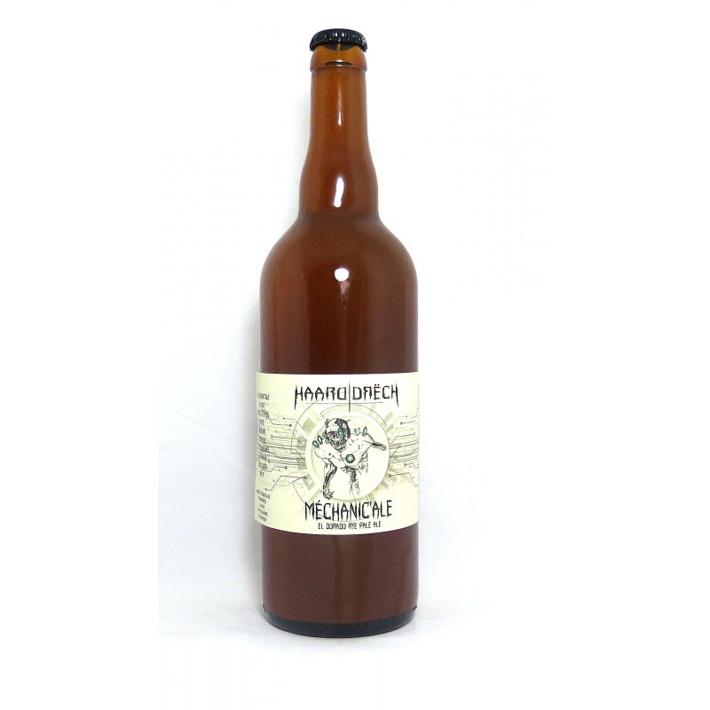 Vente en ligne de la bière Mechanic'Ale en bouteille de 75cl. Brassée par Haarddrech, livrée en France Vente en ligne de la bière Mechanic'Ale en bouteille de 75cl. Brassée par Haarddrech, livrée en France
