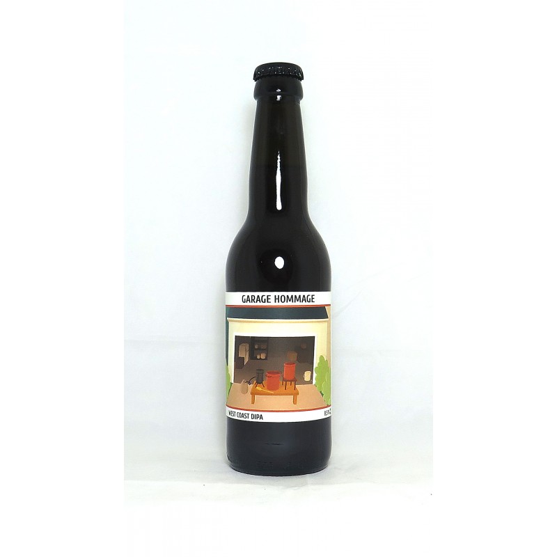 Bière Garage Hommage West Coast DIPA brasserie Flore Bière Garage Hommage West Coast DIPA brasserie Flore