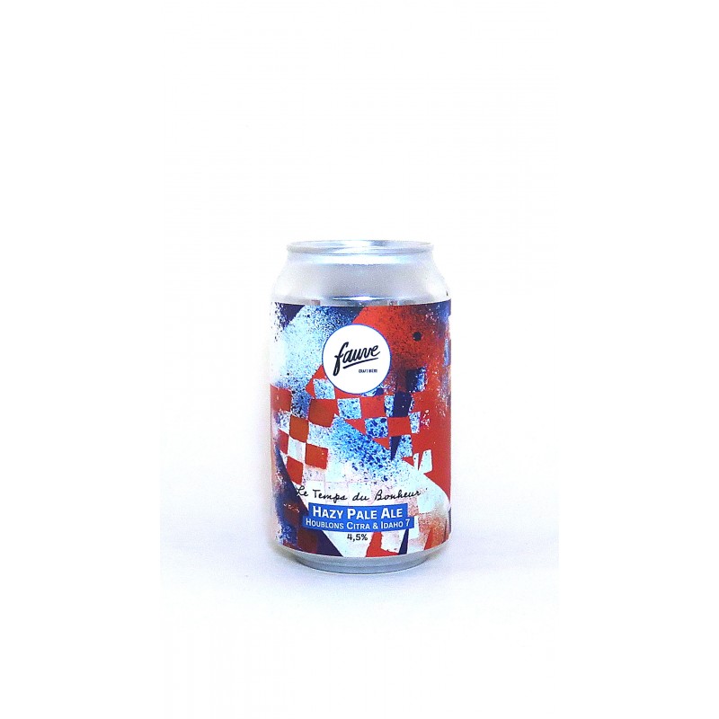 brasserie fauve le temps du bonheur hazy pale Ale 33cl