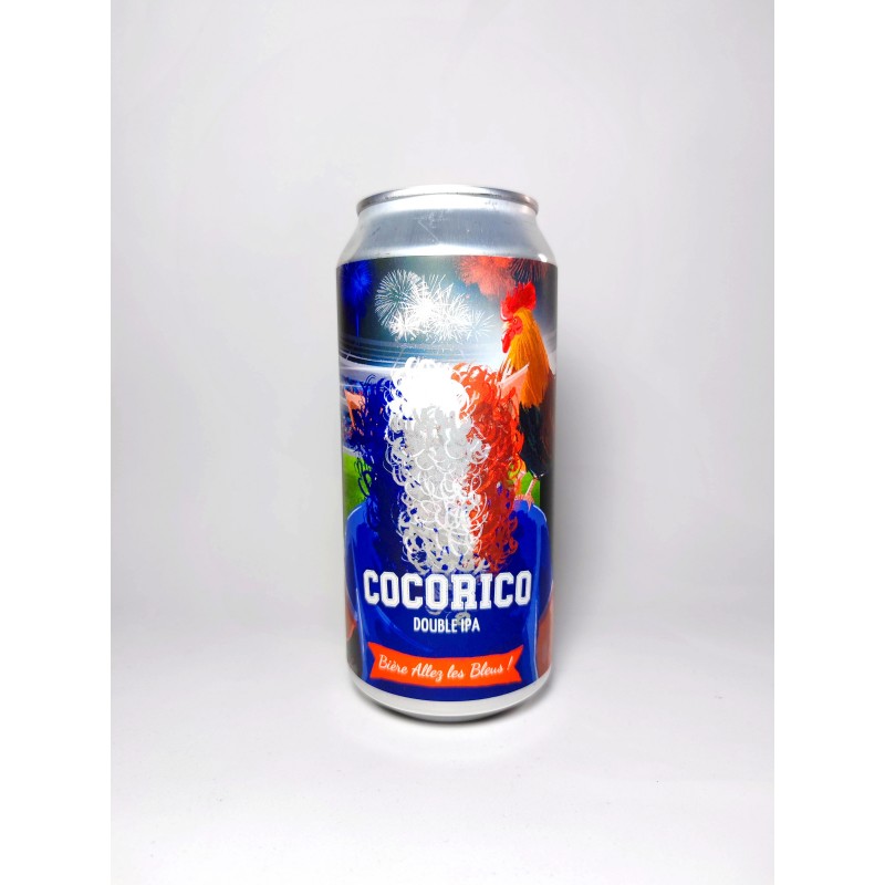 Bière Cocorico de la brasserie Piggy Brewing, double hazy IPA