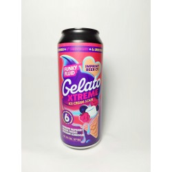 Bière Gelato Xtreme Blueberry Raspberry Banana en 50cl, de la brasserie polonaise Funky Fluid, imperial pastry sour