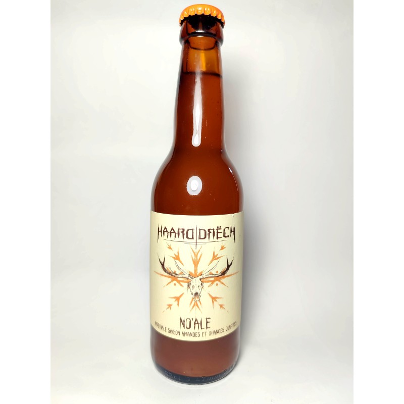 Bière No'Ale en bouteille de 33cl de la brasserie Haarddrech, imperial saison fruitée