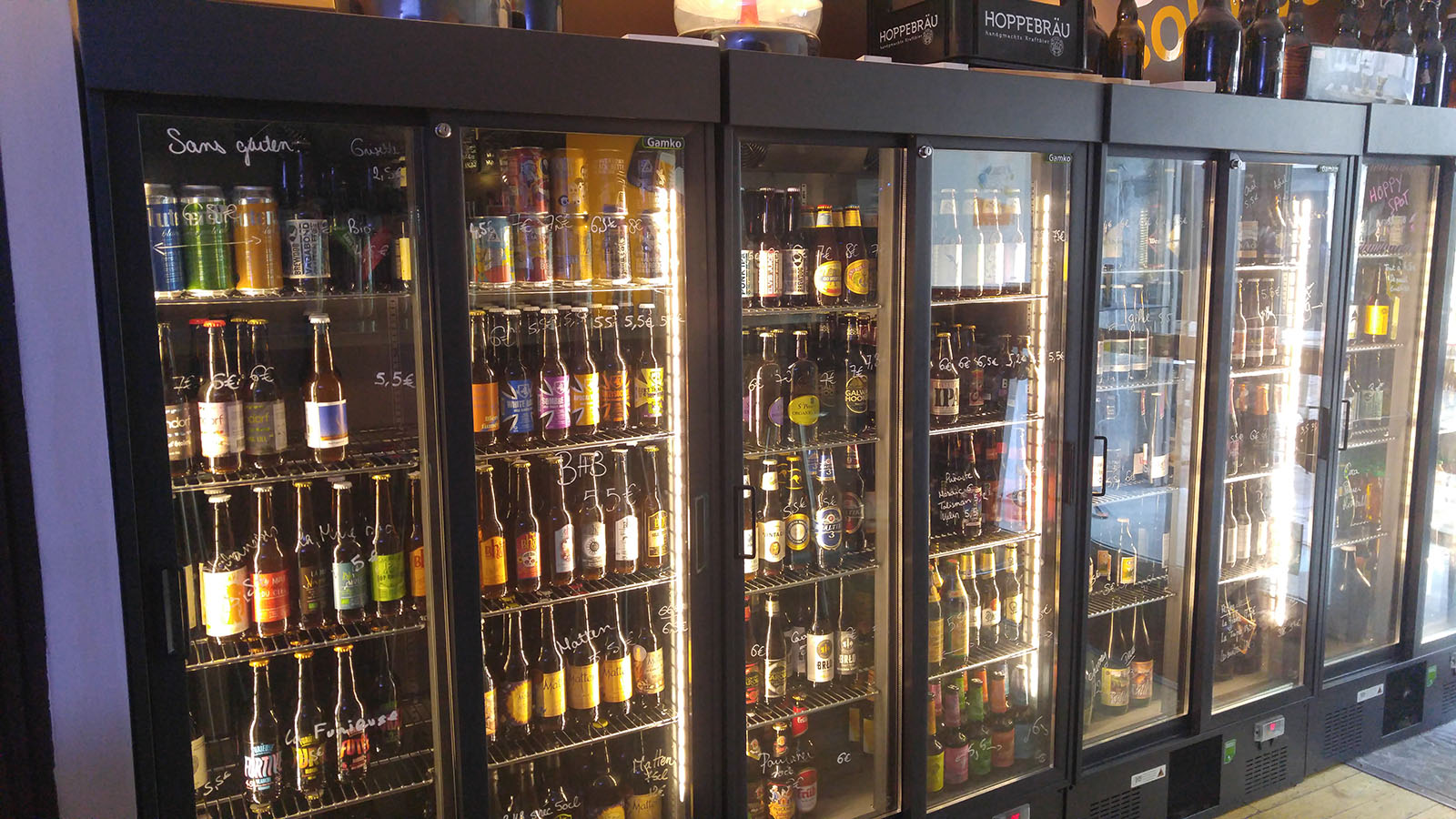 Sélection de bières artisanales